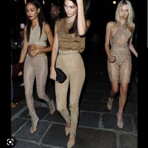 Balmain Tan Leggings